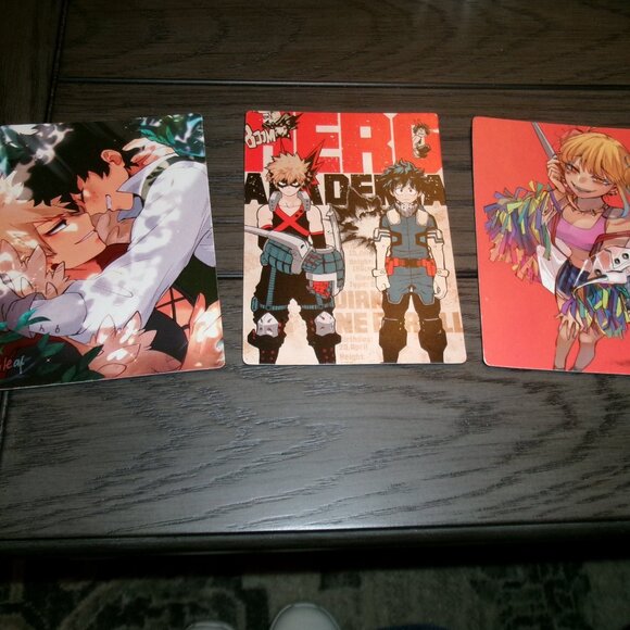 LOT OF 3 VINTAGE JAPANESE ANIME my hero academia 5" X 4" Fridge LOCKER Magnets - Picture 3 of 7
